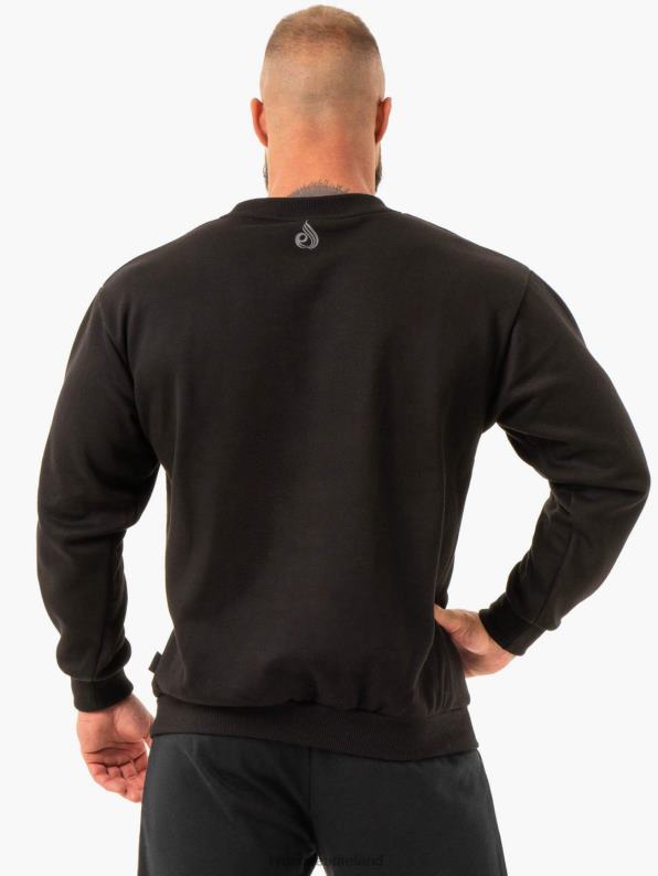 Ryderwear Force Pullover Black Men Clothing 4Z2T1412