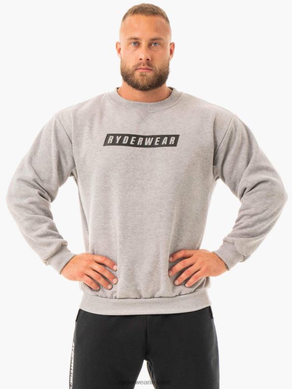 Ryderwear Force Pullover Grey Marl Men Clothing 4Z2T1411