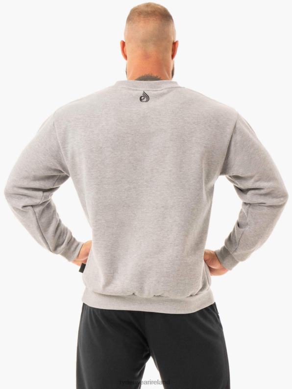 Ryderwear Force Pullover Grey Marl Men Clothing 4Z2T1411