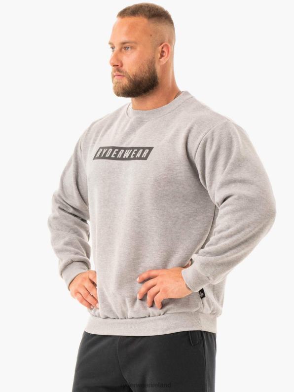 Ryderwear Force Pullover Grey Marl Men Clothing 4Z2T1411