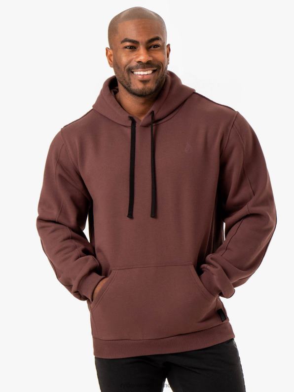 Ryderwear Force Pullover Hoodie Brick Men Clothing 4Z2T1393