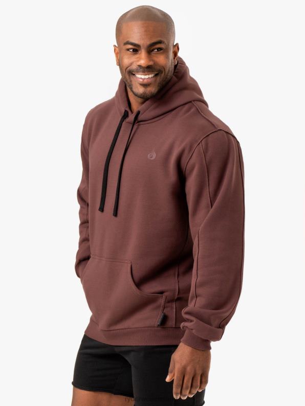 Ryderwear Force Pullover Hoodie Brick Men Clothing 4Z2T1393