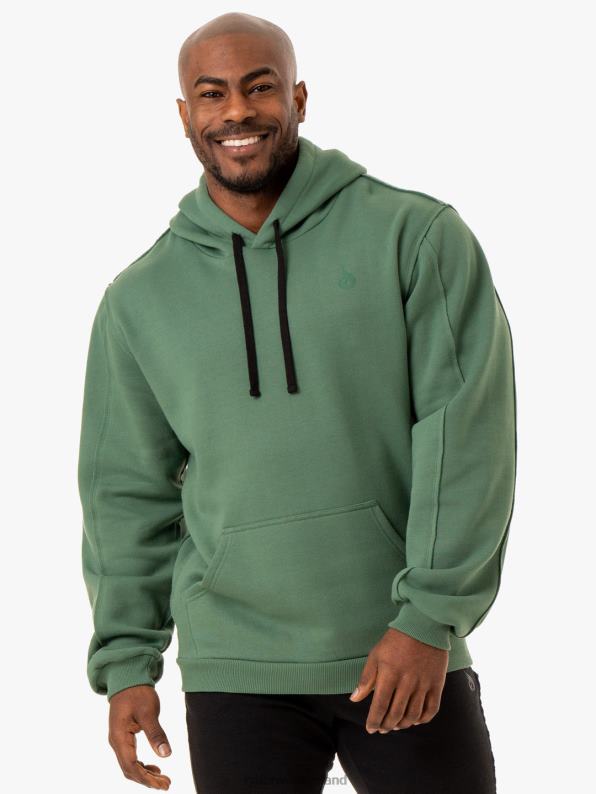 Ryderwear Force Pullover Hoodie Green Men Clothing 4Z2T1392