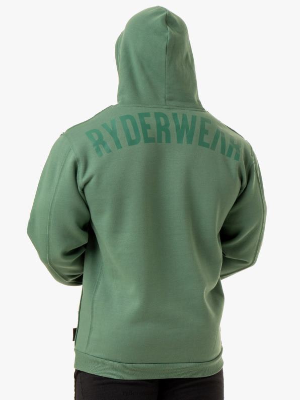 Ryderwear Force Pullover Hoodie Green Men Clothing 4Z2T1392