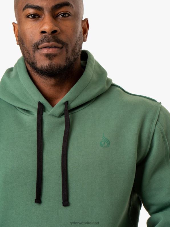 Ryderwear Force Pullover Hoodie Green Men Clothing 4Z2T1392