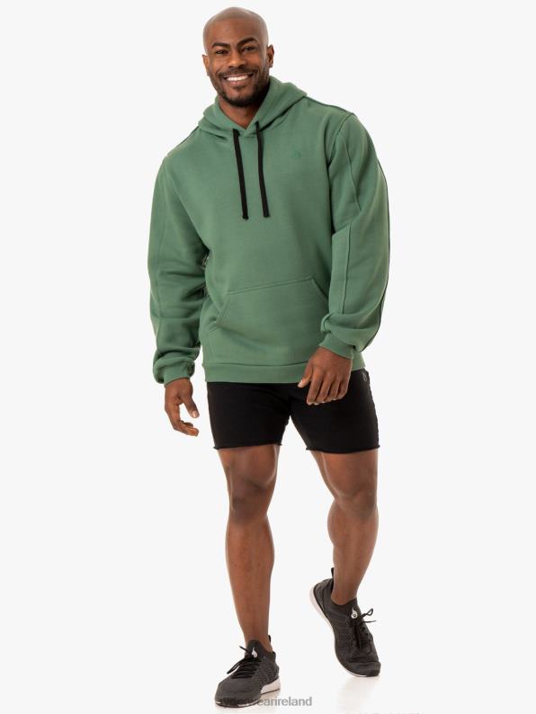Ryderwear Force Pullover Hoodie Green Men Clothing 4Z2T1392