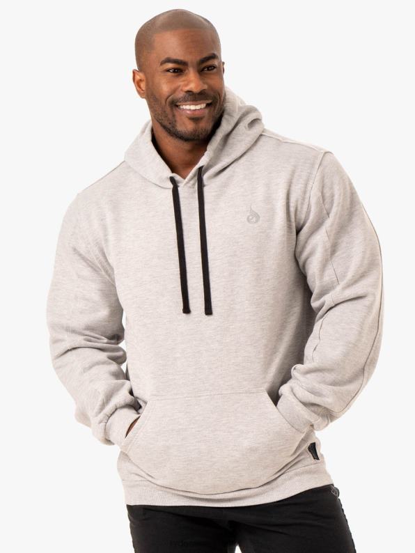 Ryderwear Force Pullover Hoodie Grey Marl Men Clothing 4Z2T1389