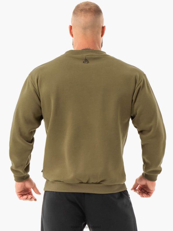 Ryderwear Force Pullover Khaki Men Clothing 4Z2T1409
