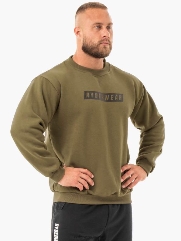 Ryderwear Force Pullover Khaki Men Clothing 4Z2T1409