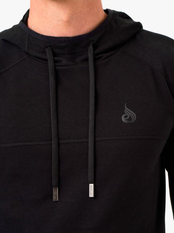 Ryderwear Optimal Pullover Hoodie Black Men Clothing 4Z2T1383