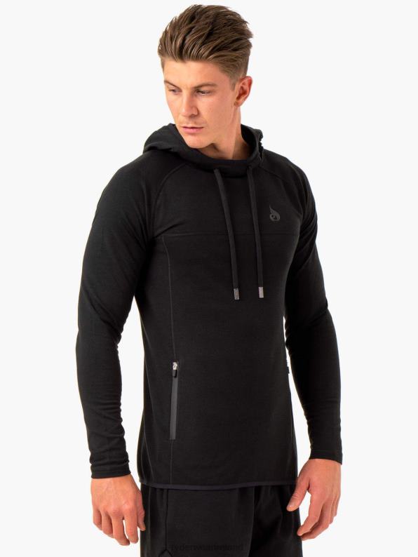 Ryderwear Optimal Pullover Hoodie Black Men Clothing 4Z2T1383