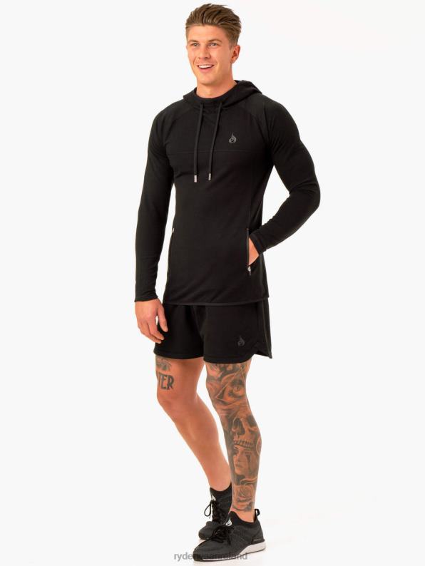 Ryderwear Optimal Pullover Hoodie Black Men Clothing 4Z2T1383