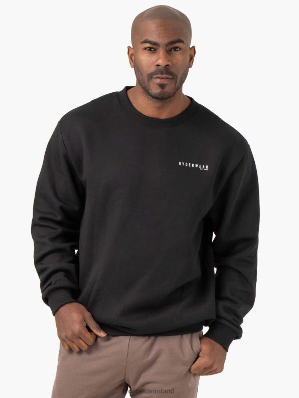 Ryderwear Pursuit Pullover Black Men Clothing 4Z2T1377