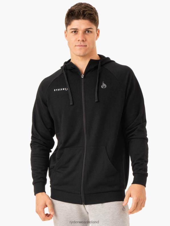 Ryderwear Pursuit Zip Up Hoodie Black Men Clothing 4Z2T1376