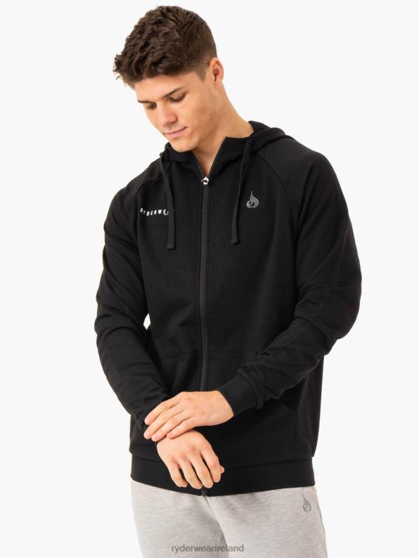 Ryderwear Pursuit Zip Up Hoodie Black Men Clothing 4Z2T1376