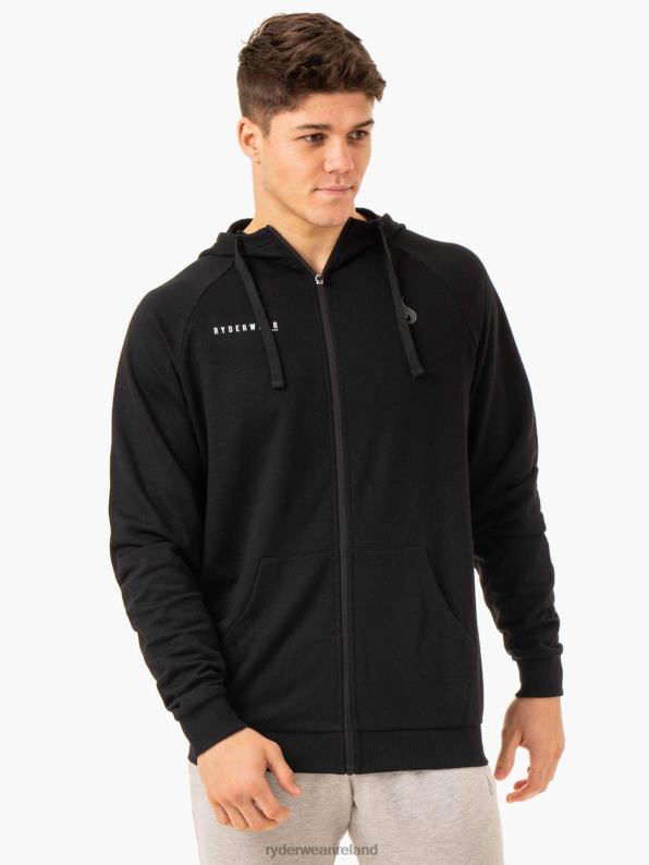 Ryderwear Pursuit Zip Up Hoodie Black Men Clothing 4Z2T1376