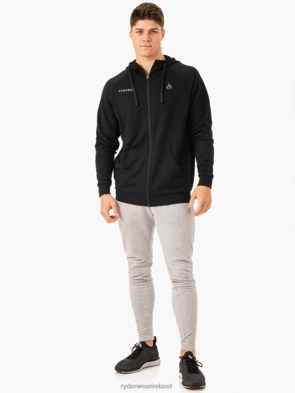 Ryderwear Pursuit Zip Up Hoodie Black Men Clothing 4Z2T1376