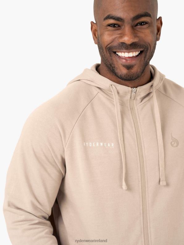 Ryderwear Pursuit Zip Up Hoodie Sand Men Clothing 4Z2T1373