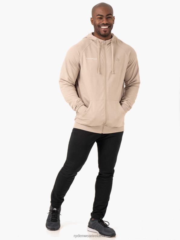 Ryderwear Pursuit Zip Up Hoodie Sand Men Clothing 4Z2T1373