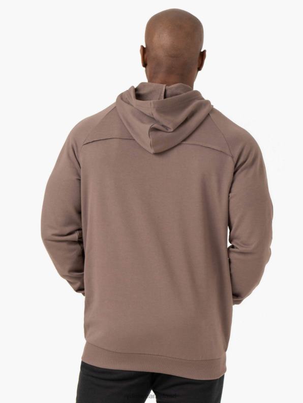 Ryderwear Pursuit Zip Up Hoodie Taupe Men Clothing 4Z2T1372