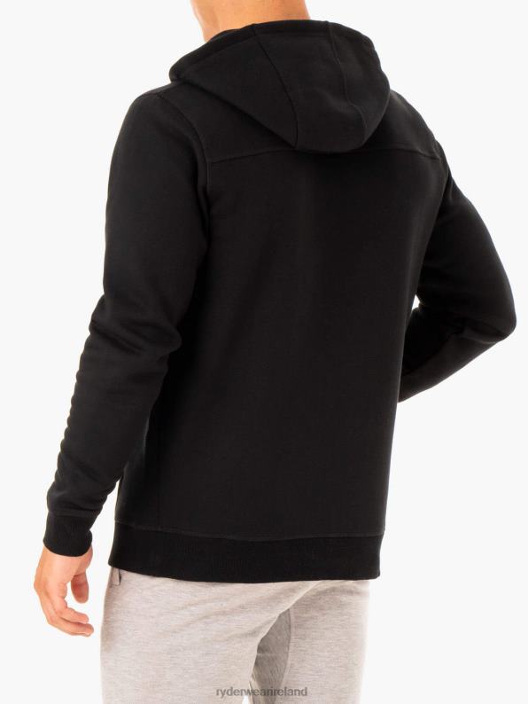 Ryderwear Recharge Zip Up Hoodie Black Men Clothing 4Z2T1381