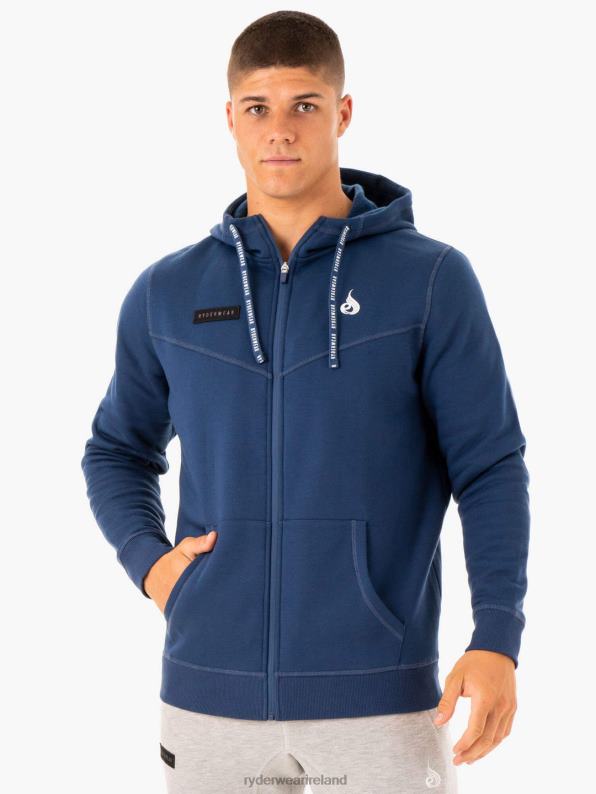 Ryderwear Recharge Zip Up Hoodie Blue Men Clothing 4Z2T1379
