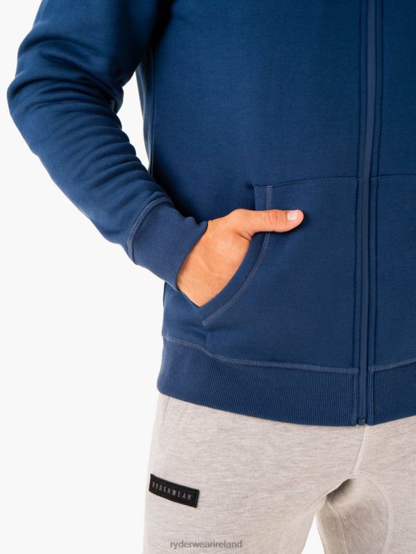 Ryderwear Recharge Zip Up Hoodie Blue Men Clothing 4Z2T1379