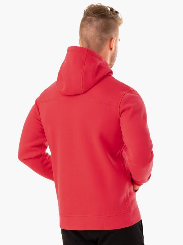 Ryderwear Recharge Zip Up Hoodie Red Men Clothing 4Z2T1380