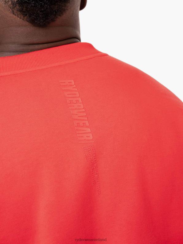Ryderwear Reset Fleece Crew Neck Red Men Clothing 4Z2T1402