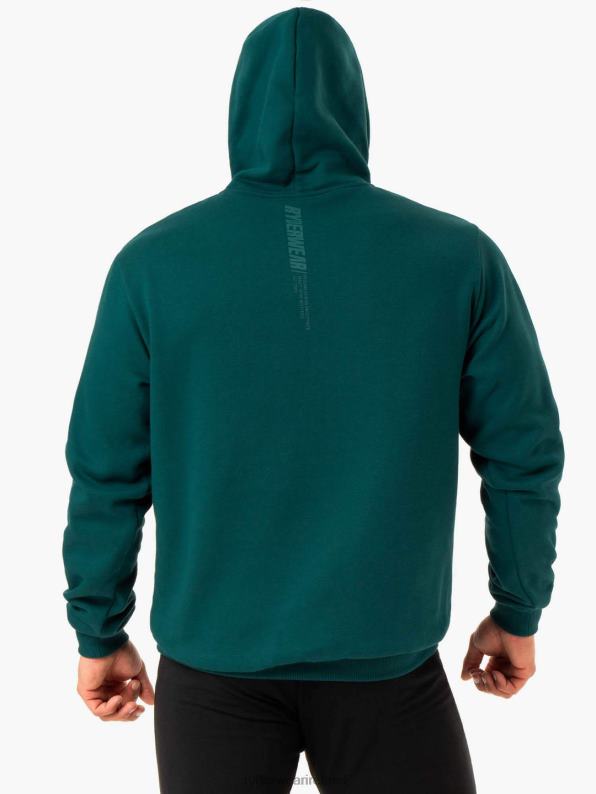 Ryderwear Reset Pullover Hoodie Emerald Men Clothing 4Z2T1396