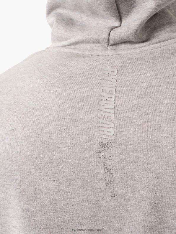 Ryderwear Reset Pullover Hoodie Grey Marl Men Clothing 4Z2T1398