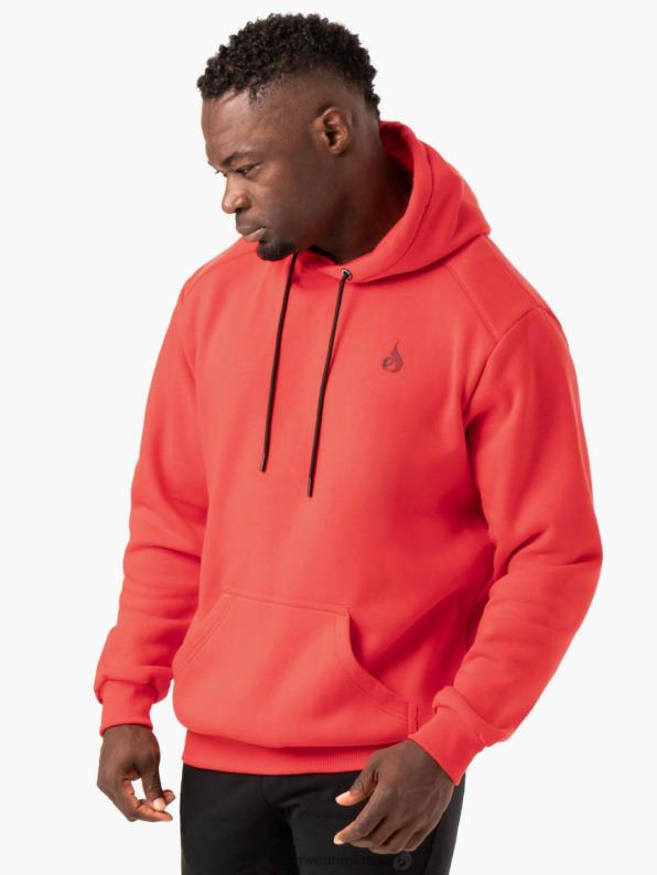 Ryderwear Reset Pullover Hoodie Red Men Clothing 4Z2T1397