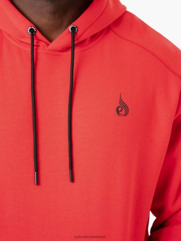 Ryderwear Reset Pullover Hoodie Red Men Clothing 4Z2T1397