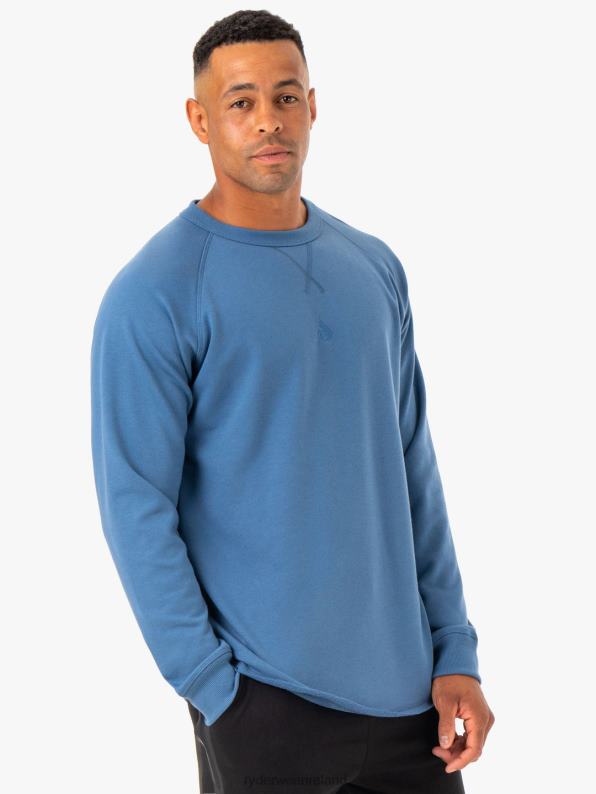 Ryderwear Restore Crew Neck Blue Men Clothing 4Z2T1388