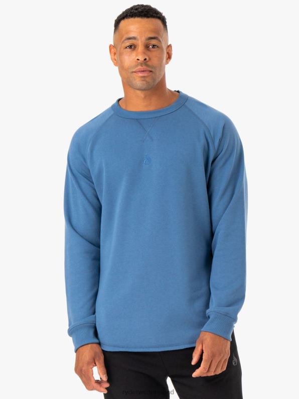 Ryderwear Restore Crew Neck Blue Men Clothing 4Z2T1388