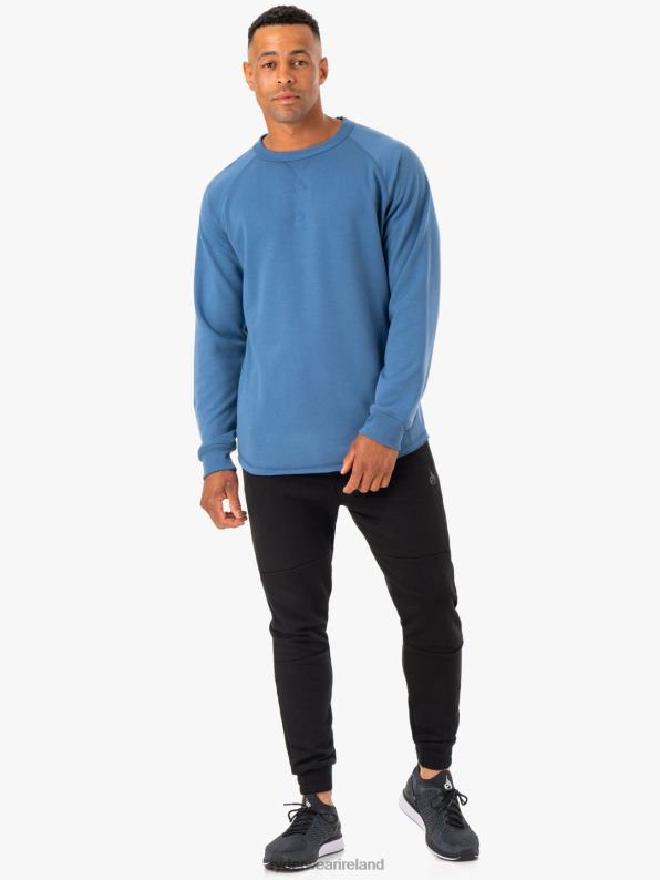 Ryderwear Restore Crew Neck Blue Men Clothing 4Z2T1388
