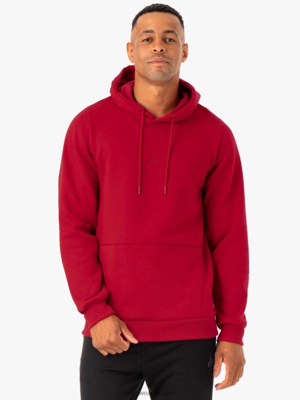 Ryderwear Restore Pullover Hoodie Burgundy Men Clothing 4Z2T1384