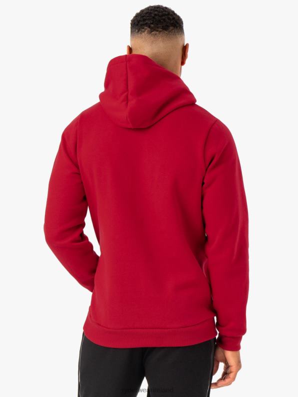 Ryderwear Restore Pullover Hoodie Burgundy Men Clothing 4Z2T1384