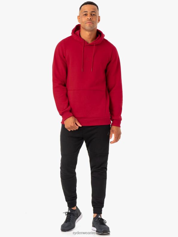 Ryderwear Restore Pullover Hoodie Burgundy Men Clothing 4Z2T1384