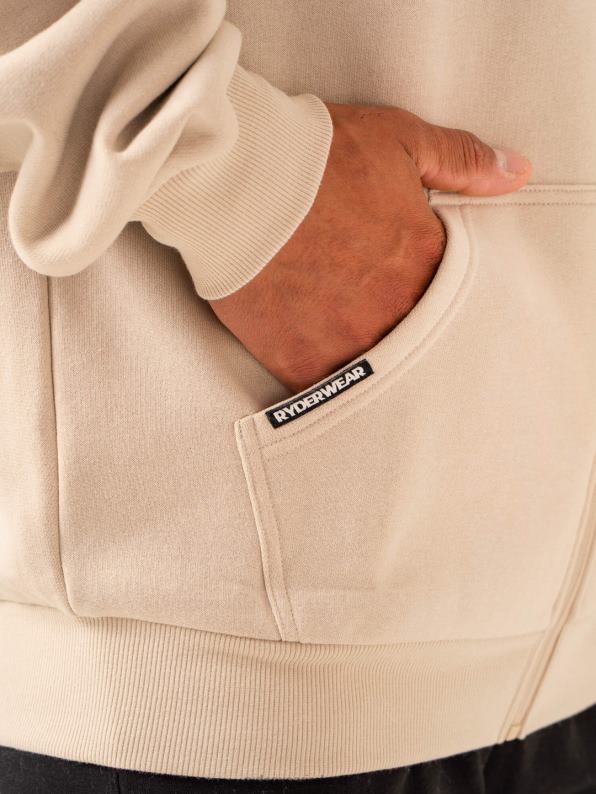 Ryderwear Emerge Track Jacket Sand Men Clothing 4Z2T1363