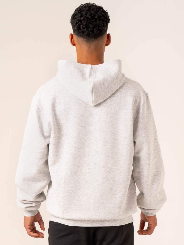 Ryderwear Emerge Track Jacket Snow Grey Marl Men Clothing 4Z2T1362