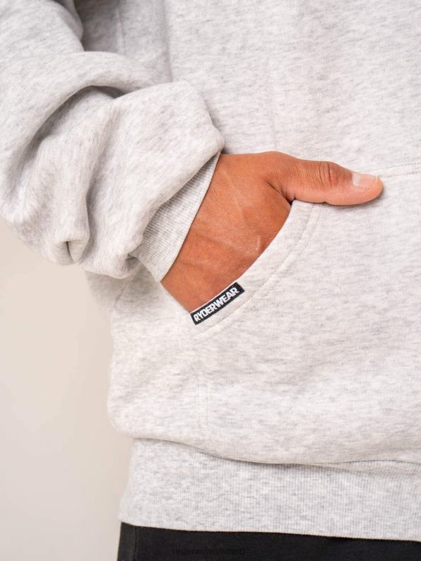 Ryderwear Emerge Track Jacket Snow Grey Marl Men Clothing 4Z2T1362