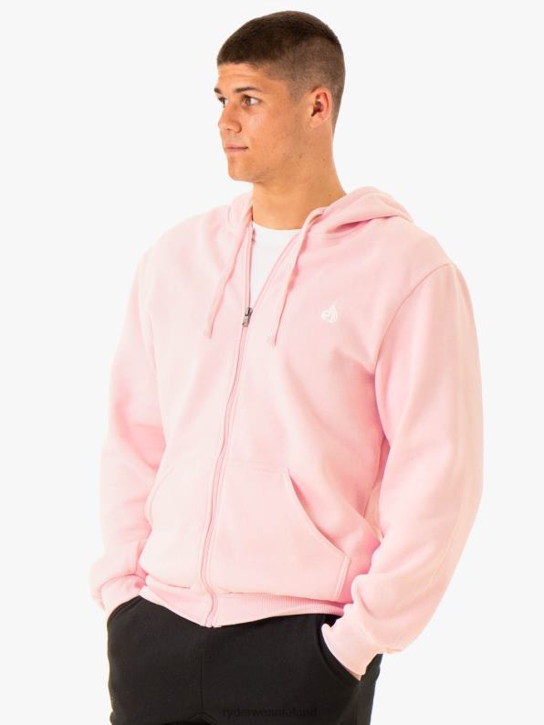 Ryderwear Essential Zip Up Jacket Pink Men Clothing 4Z2T1368