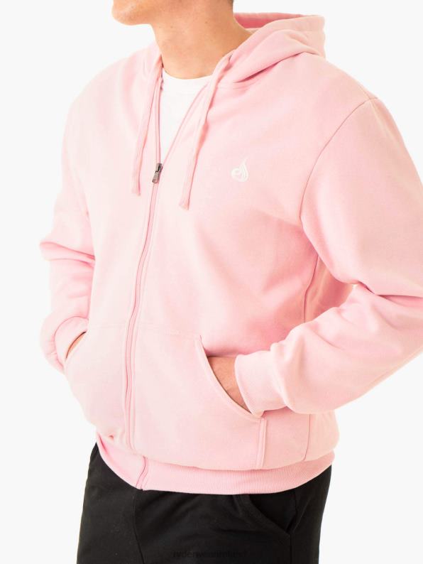Ryderwear Essential Zip Up Jacket Pink Men Clothing 4Z2T1368
