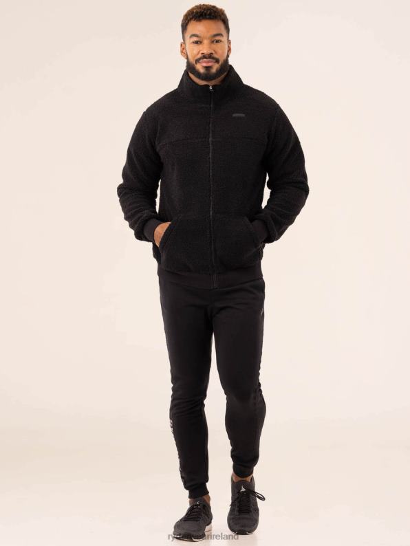 Ryderwear Flex Polar Fleece Jacket Black Men Clothing 4Z2T1366