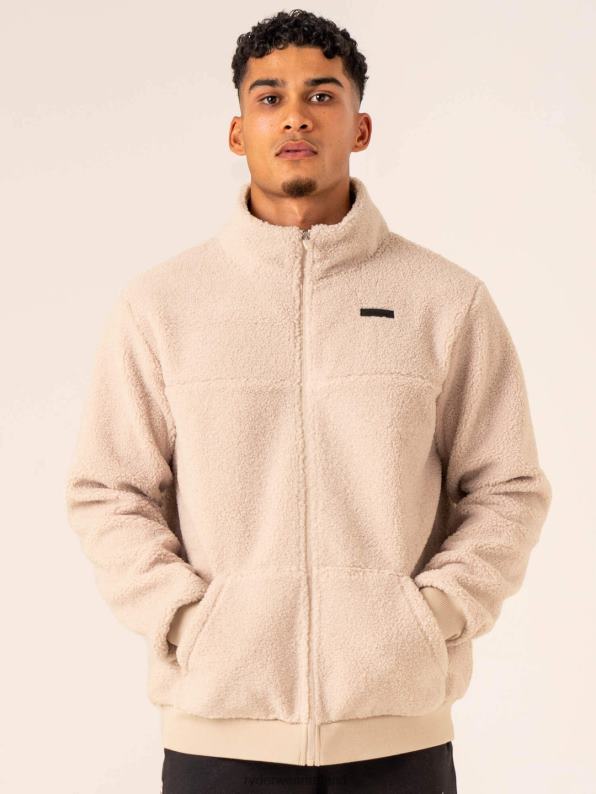 Ryderwear Flex Polar Fleece Jacket Chalk Men Clothing 4Z2T1365