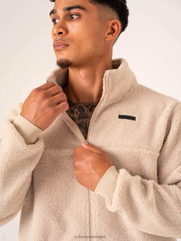 Ryderwear Flex Polar Fleece Jacket Chalk Men Clothing 4Z2T1365