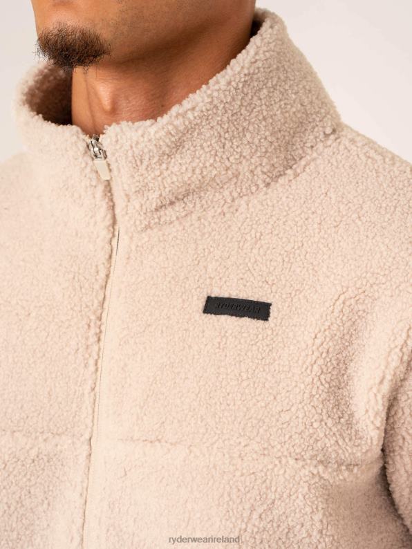Ryderwear Flex Polar Fleece Jacket Chalk Men Clothing 4Z2T1365