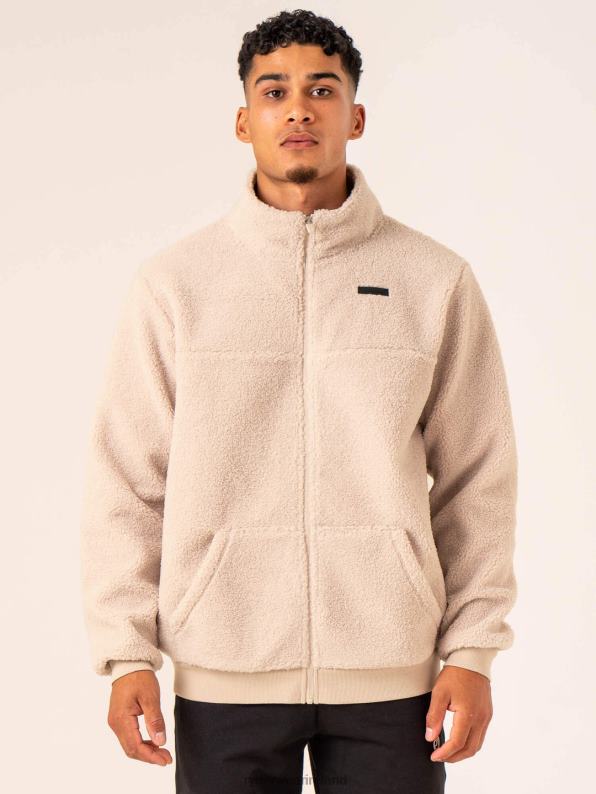 Ryderwear Flex Polar Fleece Jacket Chalk Men Clothing 4Z2T1365