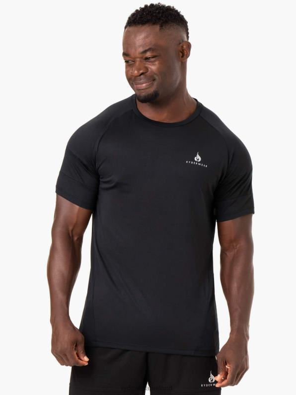 Ryderwear Action Mesh T-Shirt Black Men Clothing 4Z2T1216